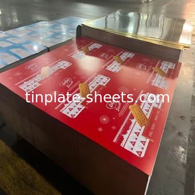 2- 6 彩色印刷 ステンプレート 鋼板 2.8/2.8 漆塗 ステンプレート 印刷 食品用 化学品缶詰用 ステンプレート