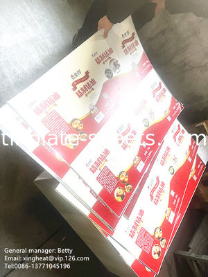 低価格 缶詰 製造 用の 明るい/石/銀/マット 仕上げ 製紙