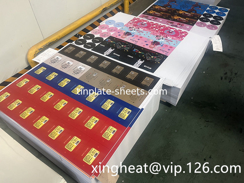 6色印刷 4色印刷 食品や化学品用缶 白金印刷
