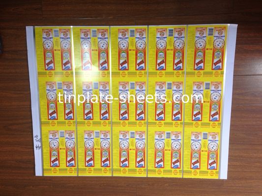 6 Colors Printed Tinplate Anti Rust