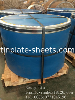 MRとSPCC材料 化学品と食品缶用のチナプレート0.15-0.49mm 厚さ600mm-1160mm 切断長